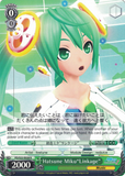 PD/S22-E028 Hatsune Miku"Linkage" - Hatsune Miku -Project DIVA- ƒ English Weiss Schwarz Trading Card Game