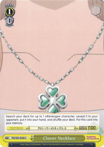 TRV/S92-E028 Clover Necklace