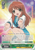 SY/W08-E029 Mikuru Asahina - The Melancholy of Haruhi Suzumiya English Weiss Schwarz Trading Card Game