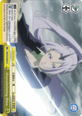TSK/S70-E029 	Overwhelming Blow - That Time I Got Reincarnated as a Slime Vol. 1 English Weiss Schwarz Trading Card Game