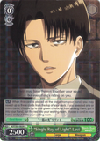 AOT/S50-E029 "Single Ray of Light" Levi - Attack On Titan Vol.2 English Weiss Schwarz Trading Card Game