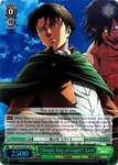 AOT/S50-E029S "Single Ray of Light" Levi (Foil) - Attack On Titan Vol.2 English Weiss Schwarz Trading Card Game