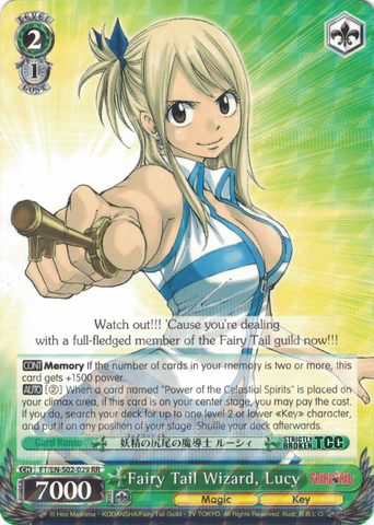 FT/EN-S02-029 Fairy Tail Wizard, Lucy - Fairy Tail English Weiss Schwarz Trading Card Game