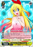 NK/WE22-E02 Pajama Party, Chitoge (Foil) - NISEKOI -False Love- Extra Booster English Weiss Schwarz Trading Card Game