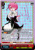 RZ/S46-E030SP Pink-Haired Maid, Ram (Foil) - Re:ZERO -Starting Life in Another World- Vol. 1 English Weiss Schwarz Trading Card Game