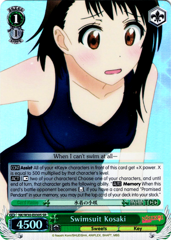 NK/W30-E030S Swimsuit Kosaki (Foil) - NISEKOI -False Love- English Weiss Schwarz Trading Card Game