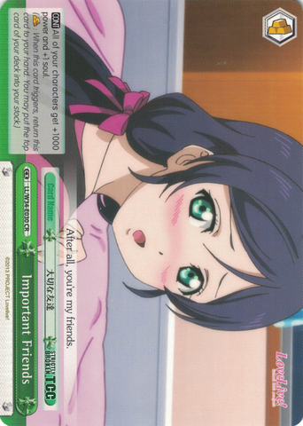 LL/W34-E030 Important Friends - Love Live! Vol.2 English Weiss Schwarz Trading Card Game