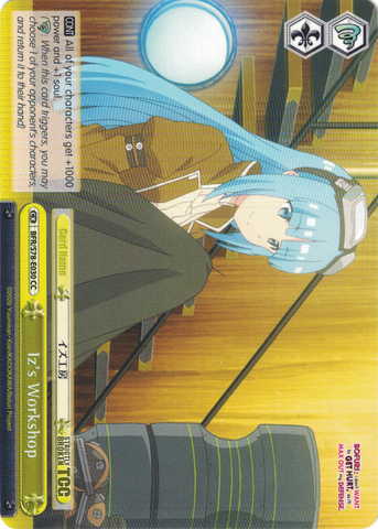 BFR/S78-E030 Iz's Workshop - BOFURI: I Don't Want to Get Hurt, so I'll Max Out My Defense. English Weiss Schwarz Trading Card Game