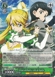 SAO/S47-E030 Virtual and Reality, Leafa & Suguha - Sword Art Online Re: Edit English Weiss Schwarz Trading Card Game