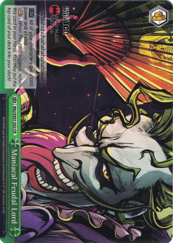 BNJ/SX01-032 Maniacal Feudal Lord - Batman Ninja English Weiss Schwarz Trading Card Game