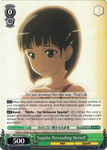 SAO/S20-E032 Suguha Persuading Herself - Sword Art Online English Weiss Schwarz Trading Card Game