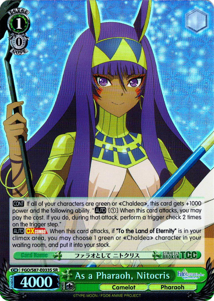 FGO/S87-E033S As a Pharaoh, Nitocris (Foil) – Strictly