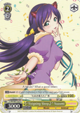 LL/EN-W01-033 "Feigning Sleep♪" Nozomi - Love Live! DX English Weiss Schwarz Trading Card Game