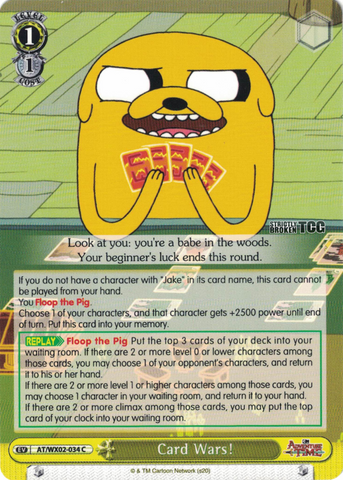 AT/WX02-034 Card Wars! - Adventure Time English Weiss Schwarz Trading Card Game