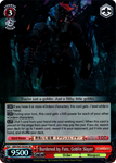 GBS/S63-E034S Burdened by Fate, Goblin Slayer (Foil) - Goblin Slayer English Weiss Schwarz Trading Card Game