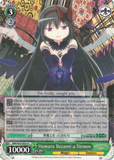 MM/W35-E034 Homura Became a Demon - Puella Magi Madoka Magica The Movie -Rebellion- English Weiss Schwarz Trading Card Game