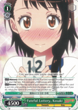 NK/W30-E035 Fateful Lottery, Kosaki - NISEKOI -False Love- English Weiss Schwarz Trading Card Game