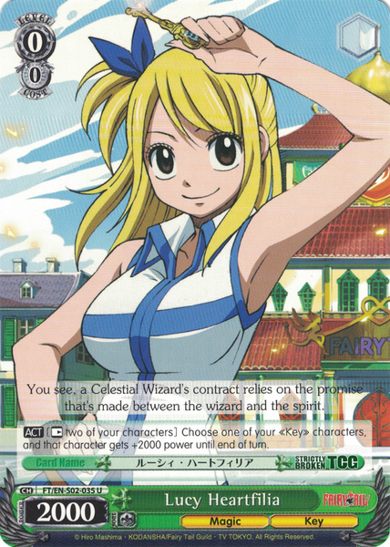 FT/EN-S02-035 Lucy Heartfilia - Fairy Tail English Weiss