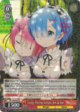 RZ/S46-E035 Canopy-Piercing Sunlight, Rem & Ram - Re:ZERO -Starting Life in Another World- Vol. 1 English Weiss Schwarz Trading Card Game