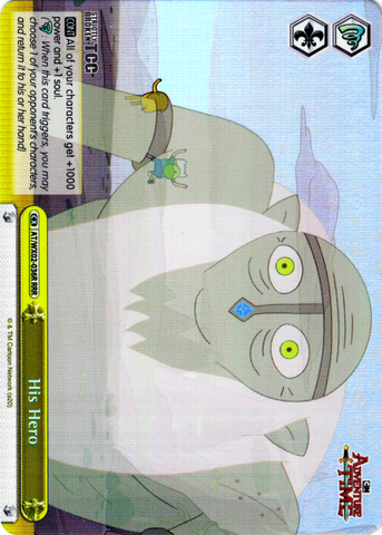 AT/WX02-036R His Hero (Foil) - Adventure Time English Weiss Schwarz Trading Card Game