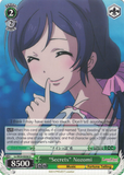 LL/W24-E036 "Secrets" Nozomi - Love Live! English Weiss Schwarz Trading Card Game