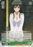 TL/W37-E036 “Only a Dress Shirt” Yui - To Loveru Darkness 2nd English Weiss Schwarz Trading Card Game