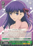 FS/S34-E037 Daily Symbol, Sakura - Fate/Stay Night Unlimited Bladeworks Vol.1 English Weiss Schwarz Trading Card Game