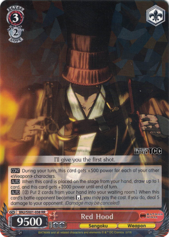 BNJ/SX01-038 Red Hood - Batman Ninja English Weiss Schwarz Trading Card Game