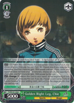 P4/EN-S01-038 Golden Right Leg, Chie - Persona 4 English Weiss Schwarz Trading Card Game