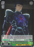 FS/S36-E038 “Battle Continues” Lancer - Fate/Stay Night Unlimited Blade Works Vol.2 English Weiss Schwarz Trading Card Game