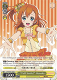 LL/EN-W01-039 "Full Smile!" Honoka - Love Live! DX English Weiss Schwarz Trading Card Game