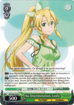 SAO/S80-E039 No Discrimination, Leafa - Sword Art Online -Alicization- Vol. 2 English Weiss Schwarz Trading Card Game