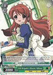 SY/W08-E039 SOS Brigade's Mascot, Mikuru - The Melancholy of Haruhi Suzumiya English Weiss Schwarz Trading Card Game