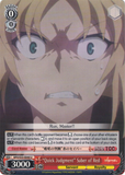 APO/S53-E040 "Quick Judgment" Saber of Red - Fate/Apocrypha English Weiss Schwarz Trading Card Game