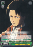 AOT/S35-E040 "Cool Personality" Levi - Attack On Titan Vol.1 English Weiss Schwarz Trading Card Game