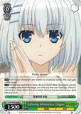 DAL/W79-E040 Gathering Information, Origami - Date A Live English Weiss Schwarz Trading Card Game