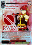 RWBY/WX03-041SEC Pyrrha: Fall Maiden's Vessel Candidate (Foil) - RWBY English Weiss Schwarz Trading Card Game