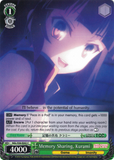 NGL/S58-E042 Memory Sharing, Kurami - No Game No Life English Weiss Schwarz Trading Card Game