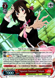 KS/W76-E042S "Signature Statement" Yunyun (Foil) - KONOSUBA -God’s blessing on this wonderful world! Legend of Crimson English Weiss Schwarz Trading Card Game