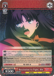 FS/S77-E042 Resolution to Fight, Rin - Fate/Stay Night Heaven's Feel Vol. 2 English Weiss Schwarz Trading Card Game