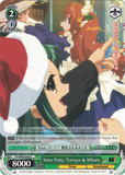 SY/W08-E043 Xmas Party, Tsuruya & Mikuru - The Melancholy of Haruhi Suzumiya English Weiss Schwarz Trading Card Game