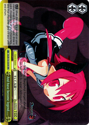 DG/EN-S03-E043R And have become legend…… (Foil) - Disgaea English Weiss Schwarz Trading Card Game