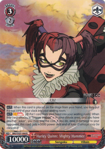 BNJ/SX01-044 Harley Quinn: Mighty Hammer - Batman Ninja English Weiss Schwarz Trading Card Game