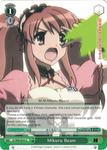 SY/W08-E045 Mikuru Beam - The Melancholy of Haruhi Suzumiya English Weiss Schwarz Trading Card Game