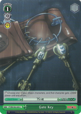 FT/EN-S02-045 Gate Key - Fairy Tail English Weiss Schwarz Trading Card Game