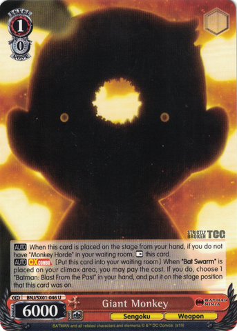 BNJ/SX01-046 Giant Monkey - Batman Ninja English Weiss Schwarz Trading Card Game