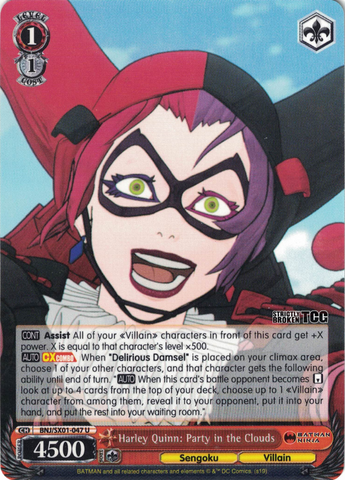 BNJ/SX01-047 Harley Quinn: Party in the Clouds - Batman Ninja English Weiss Schwarz Trading Card Game