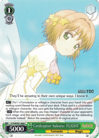 CCS/WX01-048 Cardcaptor Sakura: FLIGHT - Cardcaptor Sakura English Weiss Schwarz Trading Card Game
