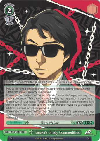 P5/S45-E048 Tanaka's Shady Commodities - Persona 5 English Weiss Schwarz Trading Card Game