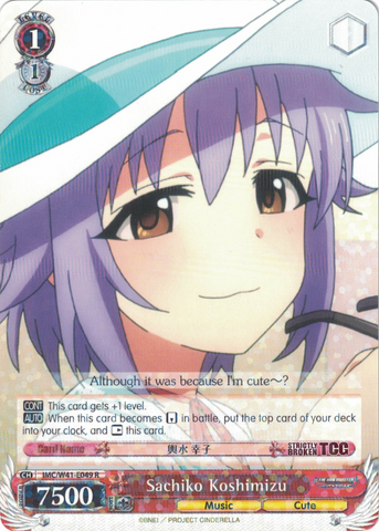 IMC/W41-E049 Sachiko Koshimizu - The Idolm@ster Cinderella Girls English Weiss Schwarz Trading Card Game